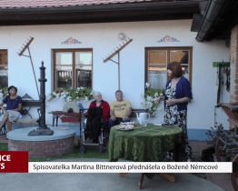 Spisovatelka Martina Bittnerová přednášela o Boženě Němcové