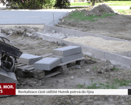 Revitalizace části sídliště Hutník potrvá do října