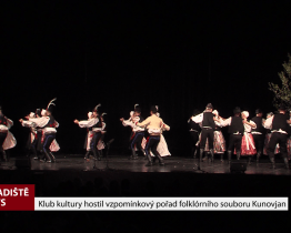 Klub kultury hostil vzpomínkový pořad folklórního souboru Kunovjan
