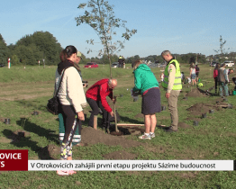 V Otrokovicích zahájili první etapu projektu Sázíme budoucnost