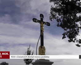 Kříž v Zarazicích dostal novou podobu