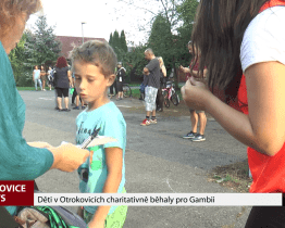 Děti v Otrokovicích charitativně běhaly pro Gambii 