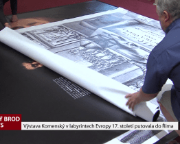 Výstava Komenský v labyrintech Evropy 17. století putovala do Říma