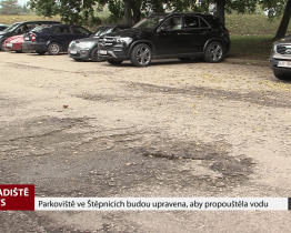 Parkoviště ve Štěpnicích budou opravena, aby propouštěla vodu