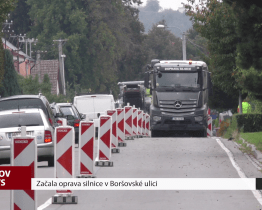 Začala oprava silnice v Boršovské ulici