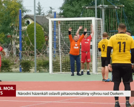 Národní házenkáři oslavili pětaosmdesátiny výhrou nad Osekem