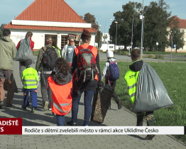 Rodiče s dětmi zvelebili Uherské Hradiště v rámci akce Ukliďme Česko
