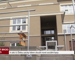 V ulici U Žlebu začaly lidem sloužit sociální byty