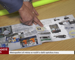 Metropolitní síť města se rozšíří o další optickou trasu
