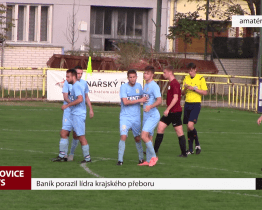 Baník porazil lídra krajského přeboru