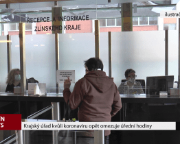 Krajský úřad kvůli koronaviru opět omezuje úřední hodiny.