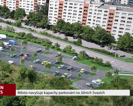 Město navyšuje kapacity parkování na Jižních Svazích