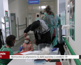 Nemocnice je připravena na další pacienty s covidem-19