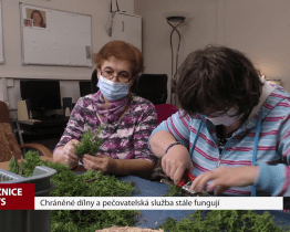 Chráněné dílny a pečovatelská služba stále fungují
