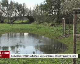 K odvrácení hrozby vyhlášení stavu ohrožení přispěly poldry a tůně