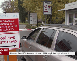 Uherskohradišťská nemocnice se blíží k naplnění svých kapacit