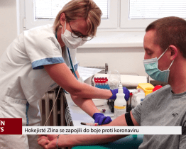 Hokejisté Zlína se zapojili do boje proti koronaviru