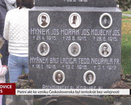 Pietní akt ke vzniku Československa byl tentokrát bez veřejnosti