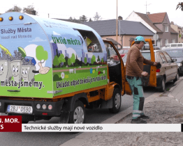 Technické služby mají nové vozidlo