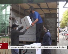 Pracovníci v sociálních službách obdrží od kraje vitamínové doplňky