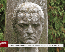 Osobnosti uměleckého života: J. Schneiderka, S. Lolek, V. Hroch