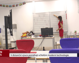 V distanční výuce pomáhají učitelům moderní technologie