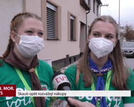 Skauti opět rozvážejí nákupy