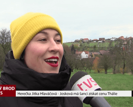 Herečka Jitka Hlaváčová-Josková má šanci získat cenu Thálie