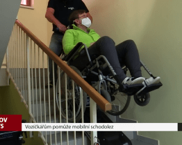 Vozíčkářům pomůže mobilní schodolez