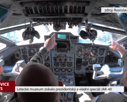 Letecké muzeum získalo prezidentský a vládní speciál JAK-40