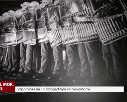 Vzpomínka na 17. listopad byla velmi komorní