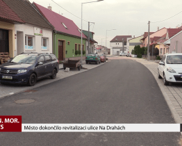 Město dokončilo revitalizaci ulice Na Drahách