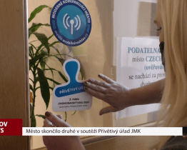 Město skončilo druhé v soutěži Přívětivý úřad JMK