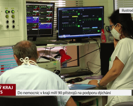 Do nemocnic v kraji míří 90 přístrojů na podporu dýchání