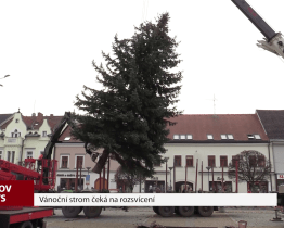 Vánoční strom čeká na rozsvícení