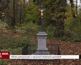 Město pokračovalo v opravách drobných památek