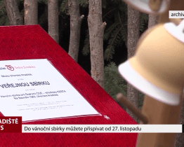 Do vánoční sbírky můžete přispívat od 27. listopadu