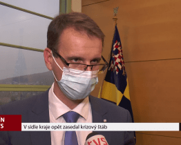 V sídle kraje opět zasedal krizový štáb