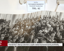Památník T. Bati je otevřen a opět nabízí komentované prohlídky