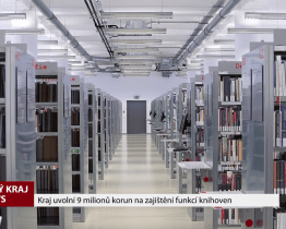 Kraj uvolní 9 milionů korun na zajištění funkcí knihoven