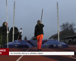 Ve vinařské obci je o atletiku zájem