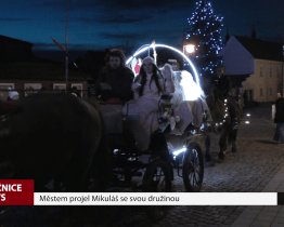 Městem projel Mikuláš se svou družinou