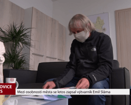 Mezi osobnosti města se letos zapsal výtvarník Emil Sláma
