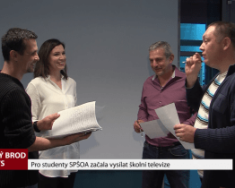 Pro studenty SPŠOA začala vysílat školní televize