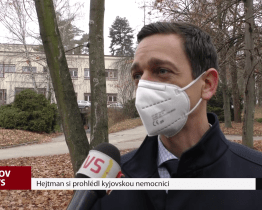 Hejtman si prohlédl kyjovskou nemocnici