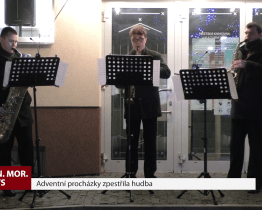 Adventní procházky zpestřila hudba