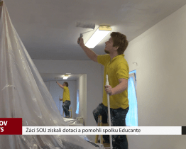 Žáci SOU získali dotaci a pomohli spolku Educante