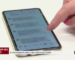 O mimořádném dění v obci informuje SOJKA