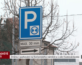 Změny v parkování na Komenského náměstí a v ulici Svatováclavská