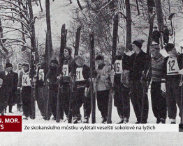 Ze skokanského můstku vylétali veselští sokolové na lyžích
